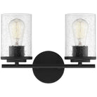 Savoy House - Marshall Two Light Bath Bar - 8-8020-2-BK - Canada Light Shop