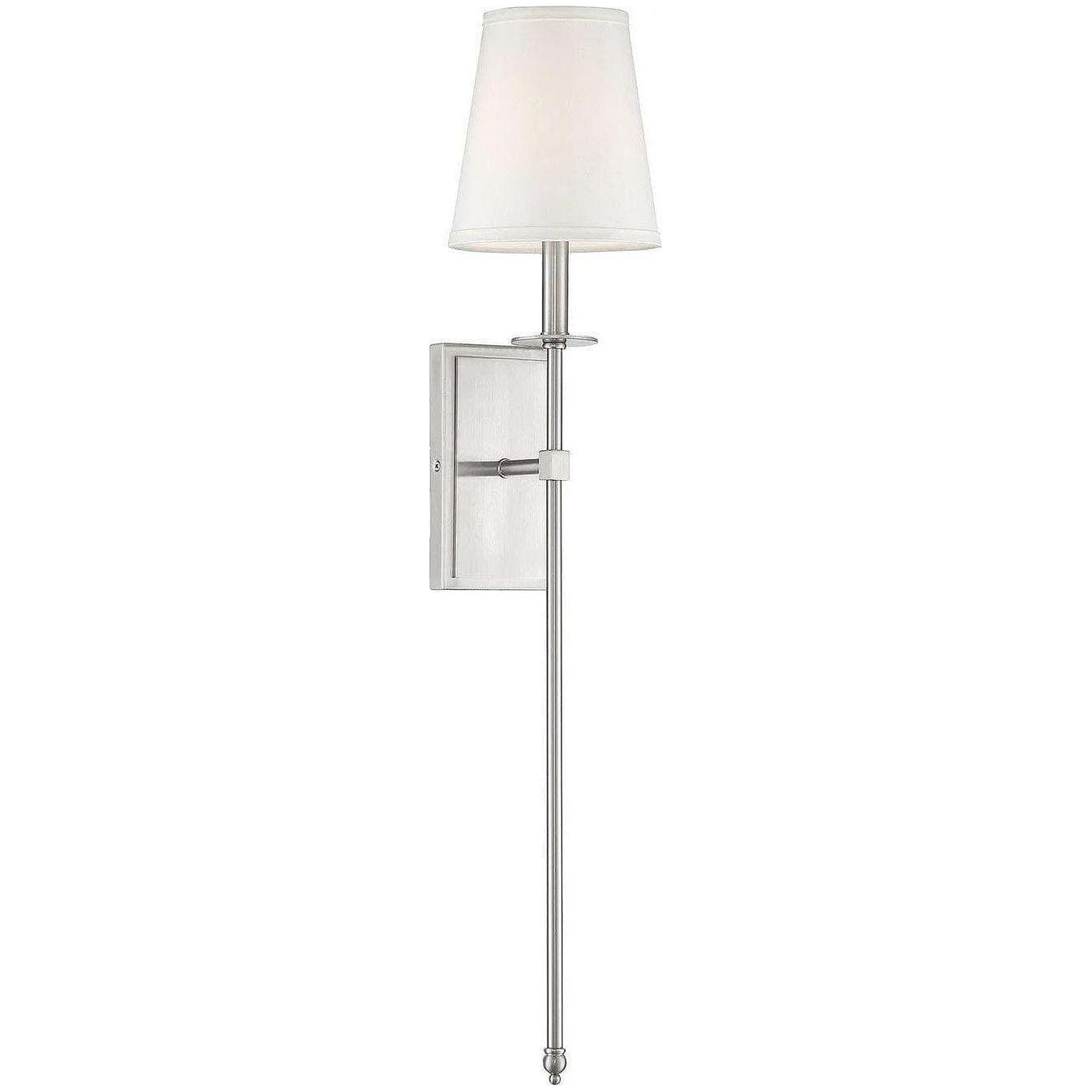 Savoy House - Monroe One Light Wall Sconce - 9-7144-1-SN - Canada Light Shop