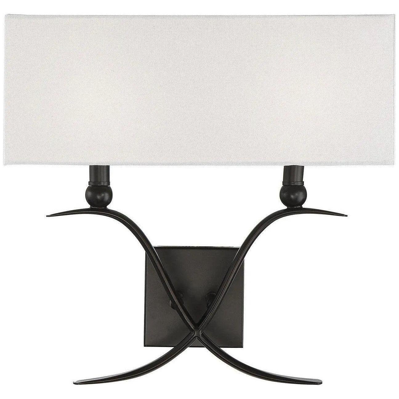 Savoy House - Payton Two Light Wall Sconce - 9-800-2-44 - Canada Light Shop