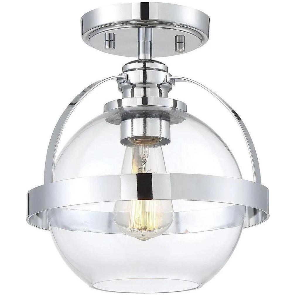 Savoy House - Pendleton One Light Semi-Flush Mount - 6-7200-1-11 - Canada Light Shop