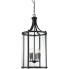 Savoy House - Penrose Six Light Foyer Lantern - 7-1041-6-BK - Canada Light Shop