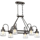 Savoy House - Portsmouth Six Light Outdoor Chandelier - 1-3502-6-13 - Canada Light Shop
