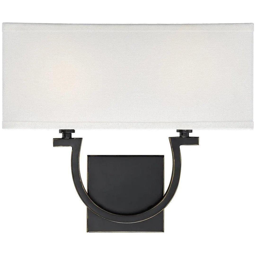 Savoy House - Rhodes Two Light Wall Sconce - 9-998-2-44 - Canada Light Shop