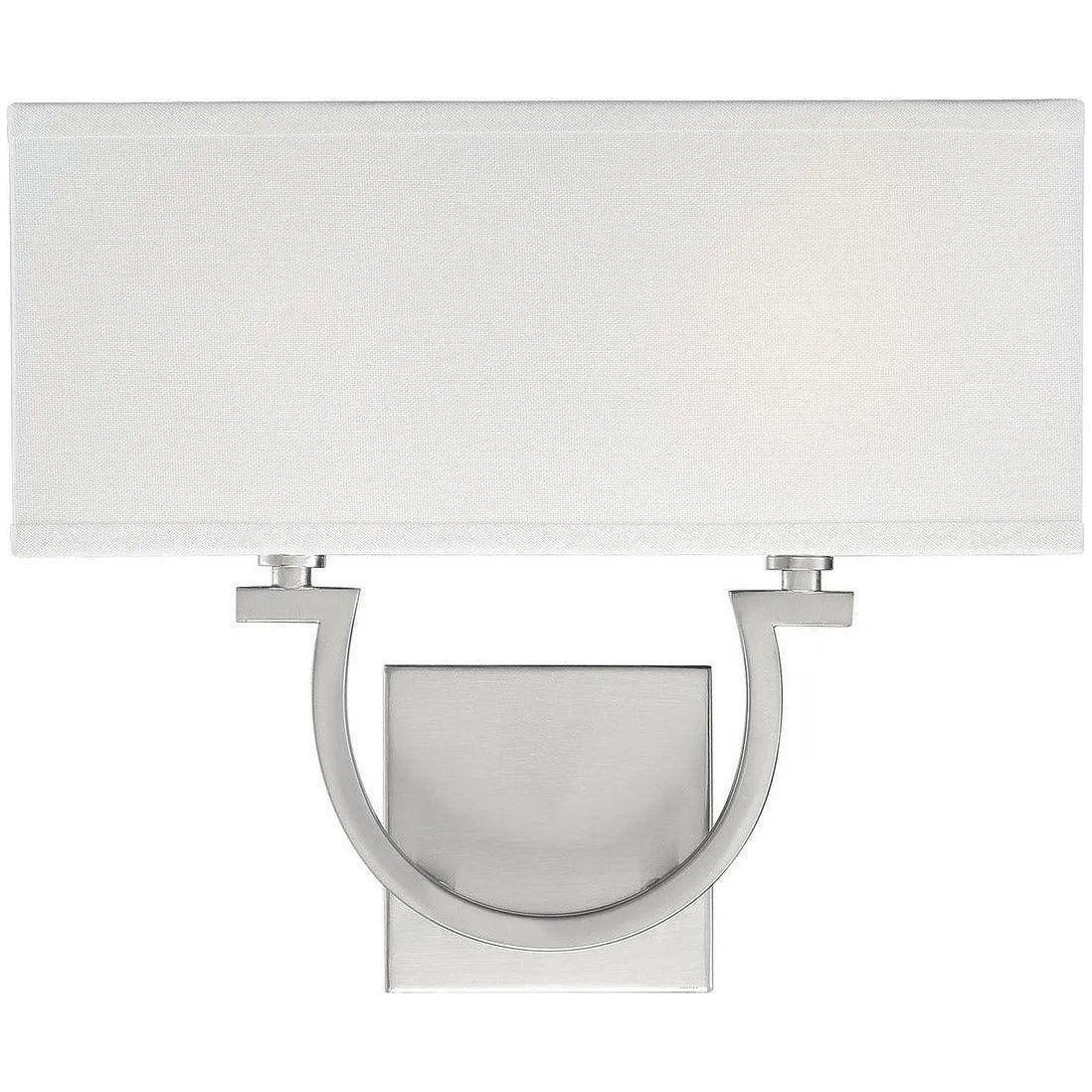 Savoy House - Rhodes Two Light Wall Sconce - 9-998-2-SN - Canada Light Shop