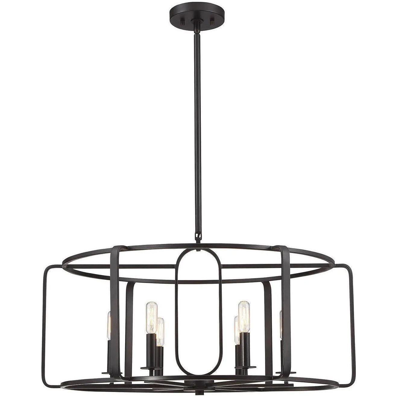 Savoy House - Santina Six Light Chandelier - 1-1181-6-13 - Canada Light Shop