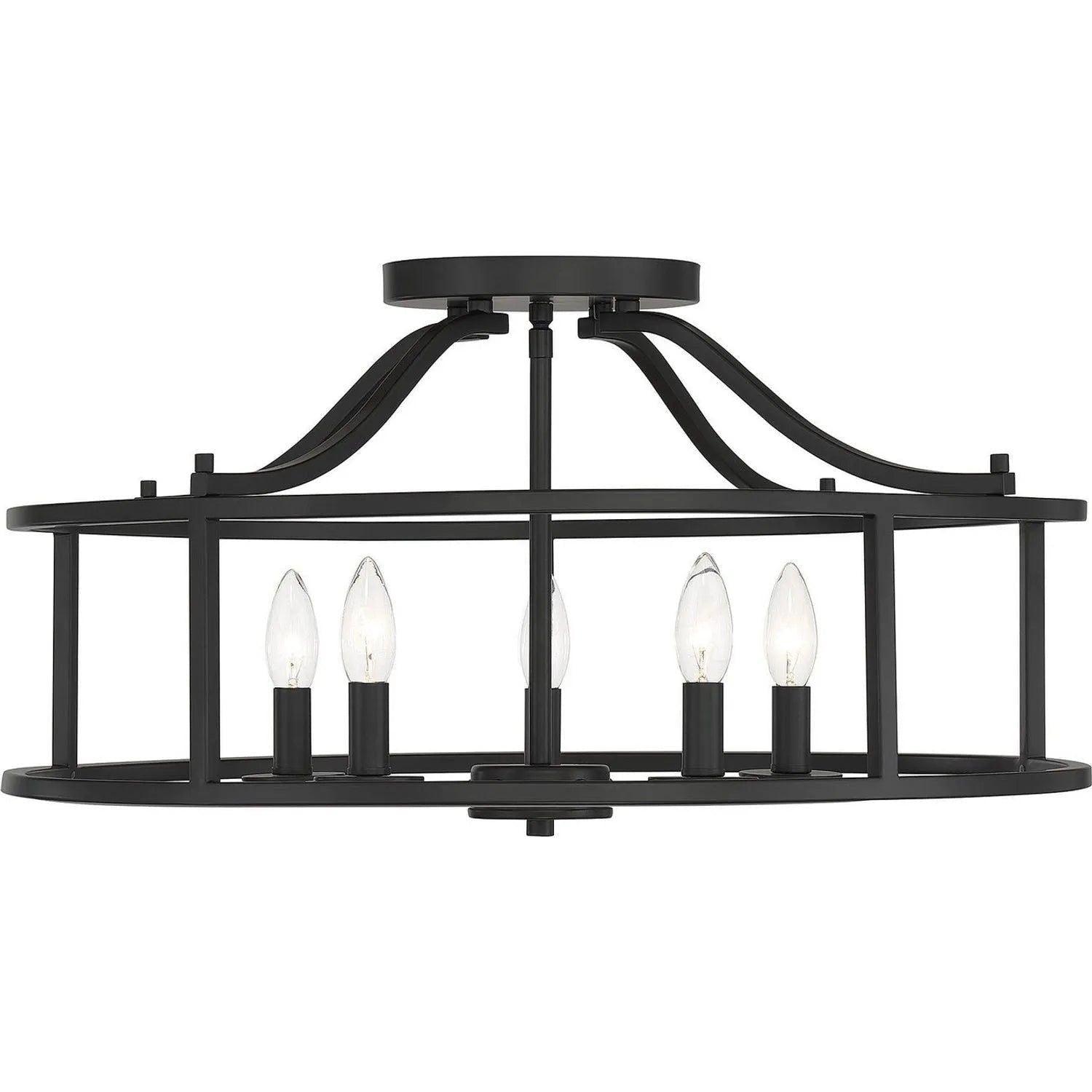 Savoy House - Stockton Semi Flush Mount - 6-1679-5-89 - Canada Light Shop