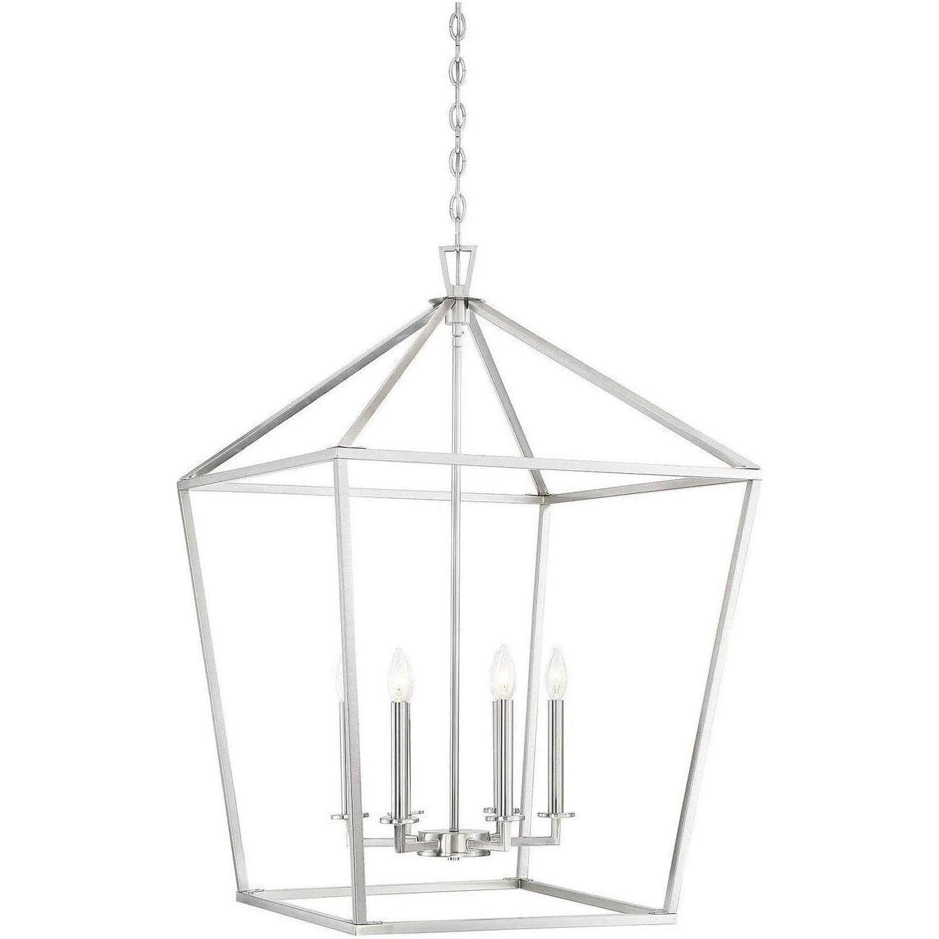 Savoy House - Townsend Six Light Foyer Lantern - 3-322-6-SN - Canada Light Shop