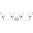 Savoy House - Vale Four Light Bath Bar - 8-7205-4-SN - Canada Light Shop