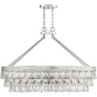 Savoy House - Windham Eight Light Linear Chandelier - 1-8702-8-109 - Canada Light Shop