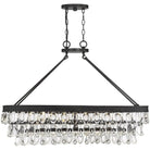 Savoy House - Windham Eight Light Linear Chandelier - 1-8702-8-13 - Canada Light Shop