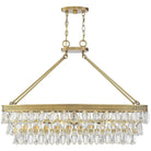 Savoy House - Windham Eight Light Linear Chandelier - 1-8702-8-322 - Canada Light Shop