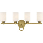 Savoy House - Woodbury Four Light Bath Bar - 8-530-4-322 - Canada Light Shop