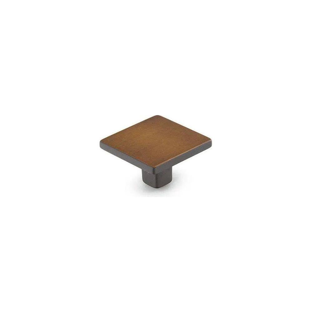 Schaub - Armadio Square Knob - 360-BRBZ - Canada Light Shop