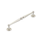 Schaub - Atherton Knurled Footplates Pull - 577-PN - Canada Light Shop