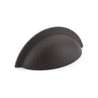 Schaub - Atherton Plain Edge Hammered Cup Pull - 573-10B - Canada Light Shop