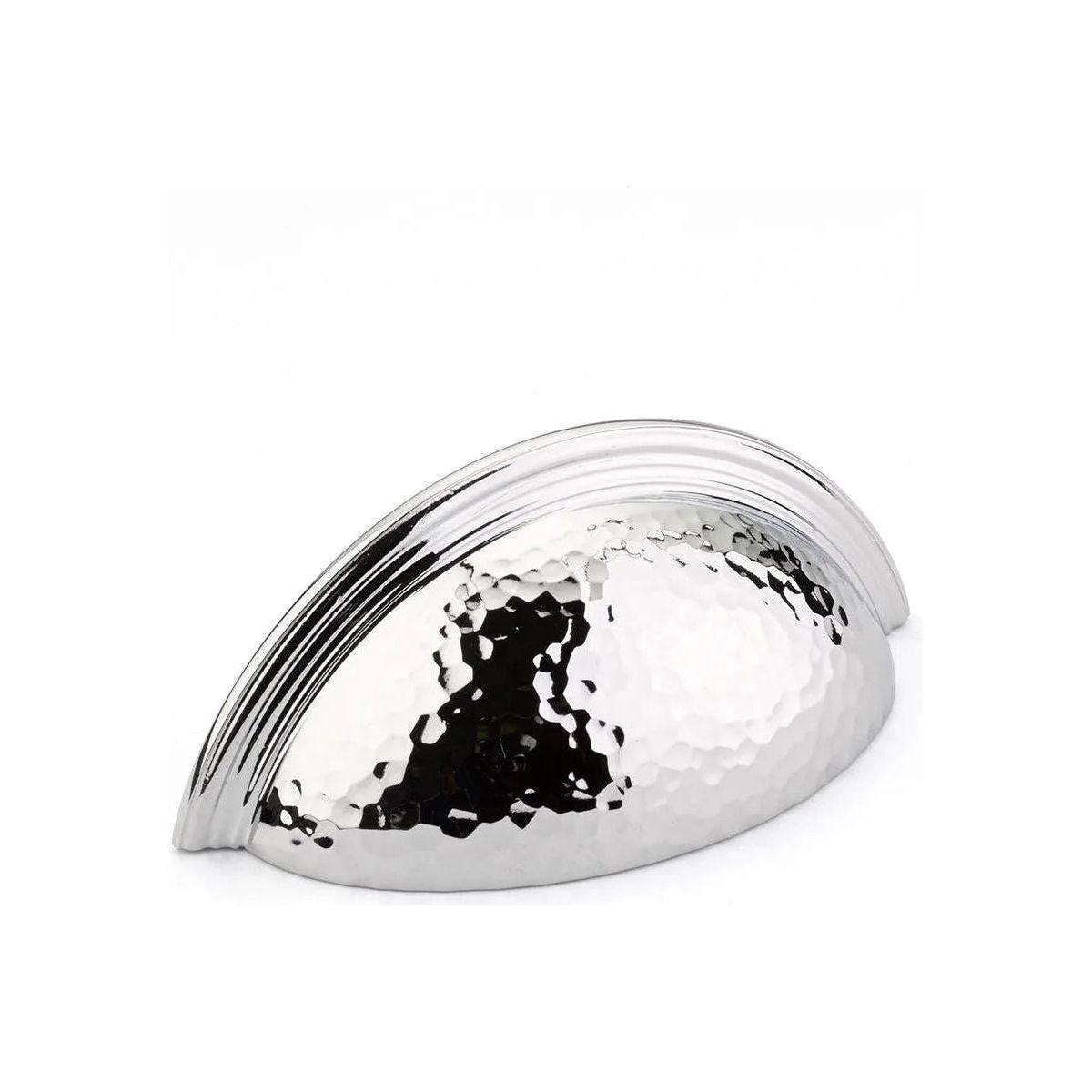 Schaub - Atherton Plain Edge Hammered Cup Pull - 573-26 - Canada Light Shop