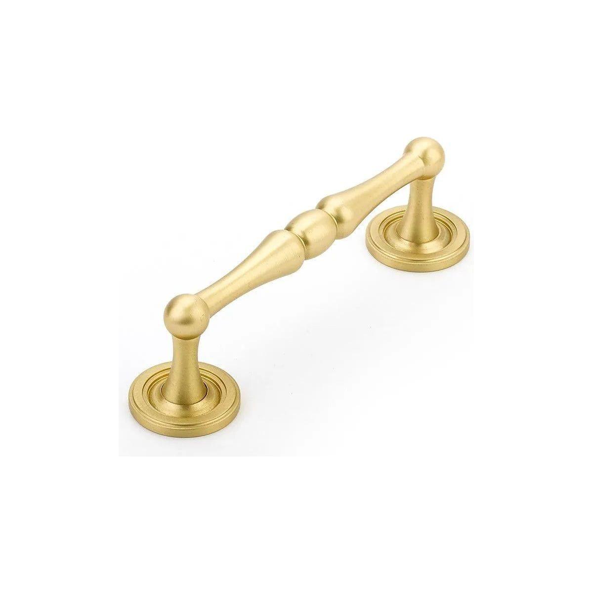 Schaub - Atherton Plain Footplates Pull - 579-SB - Canada Light Shop