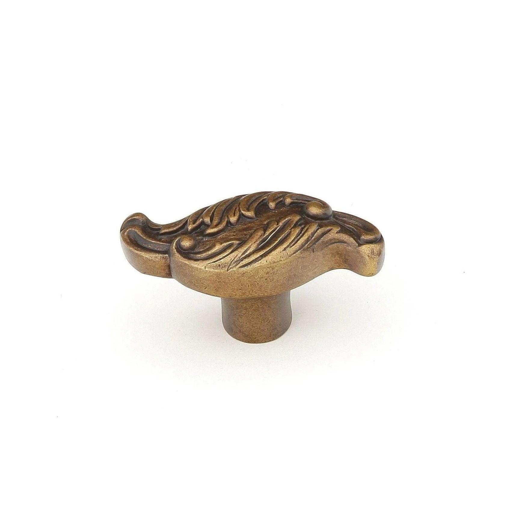 Schaub - Cantata Oblong Knob - 996-DG - Canada Light Shop