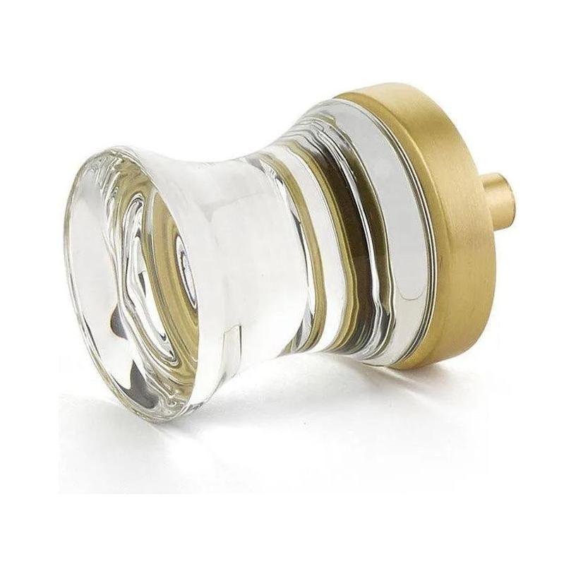 Schaub - City Lights Concave Glass Knob - 76-SB - Canada Light Shop