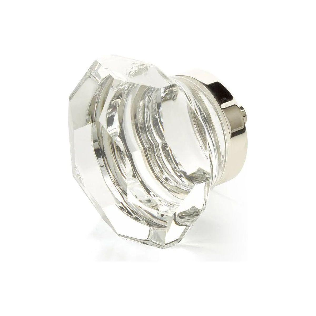 Schaub - City Lights Faceted Dome Glass Knob - 54-PN - Canada Light Shop
