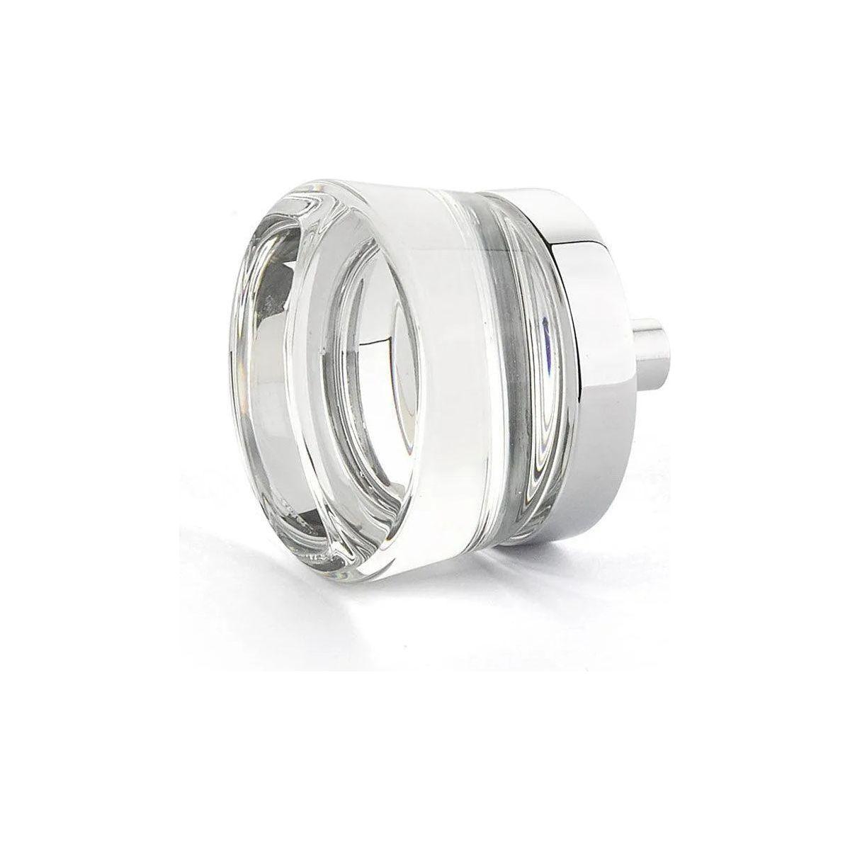 Schaub - City Lights Flat Disc Glass Knob - 77-26 - Canada Light Shop
