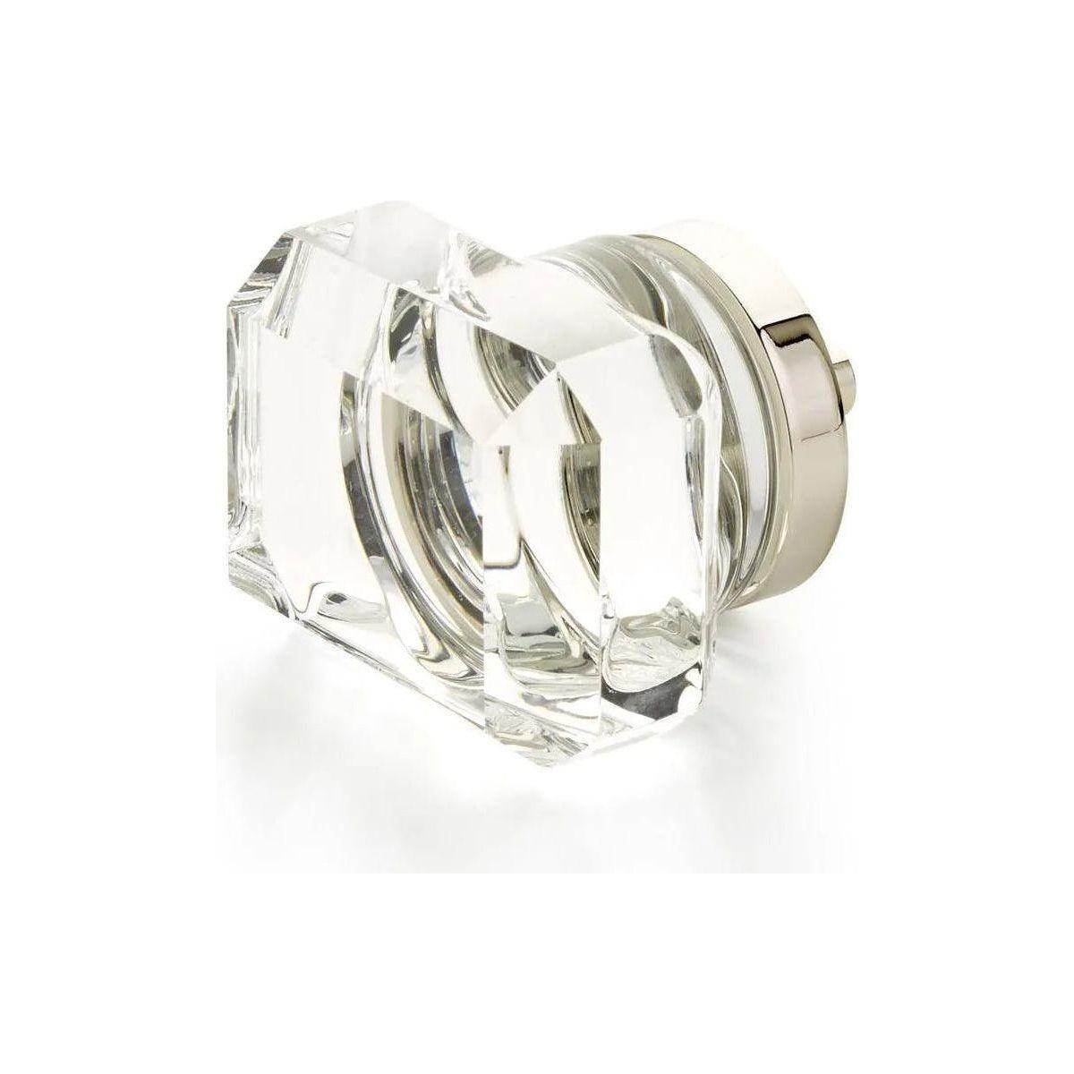 Schaub - City Lights Rectangular Glass Knob - 52-PN - Canada Light Shop