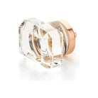 Schaub - City Lights Rectangular Glass Knob - 52-PRG - Canada Light Shop