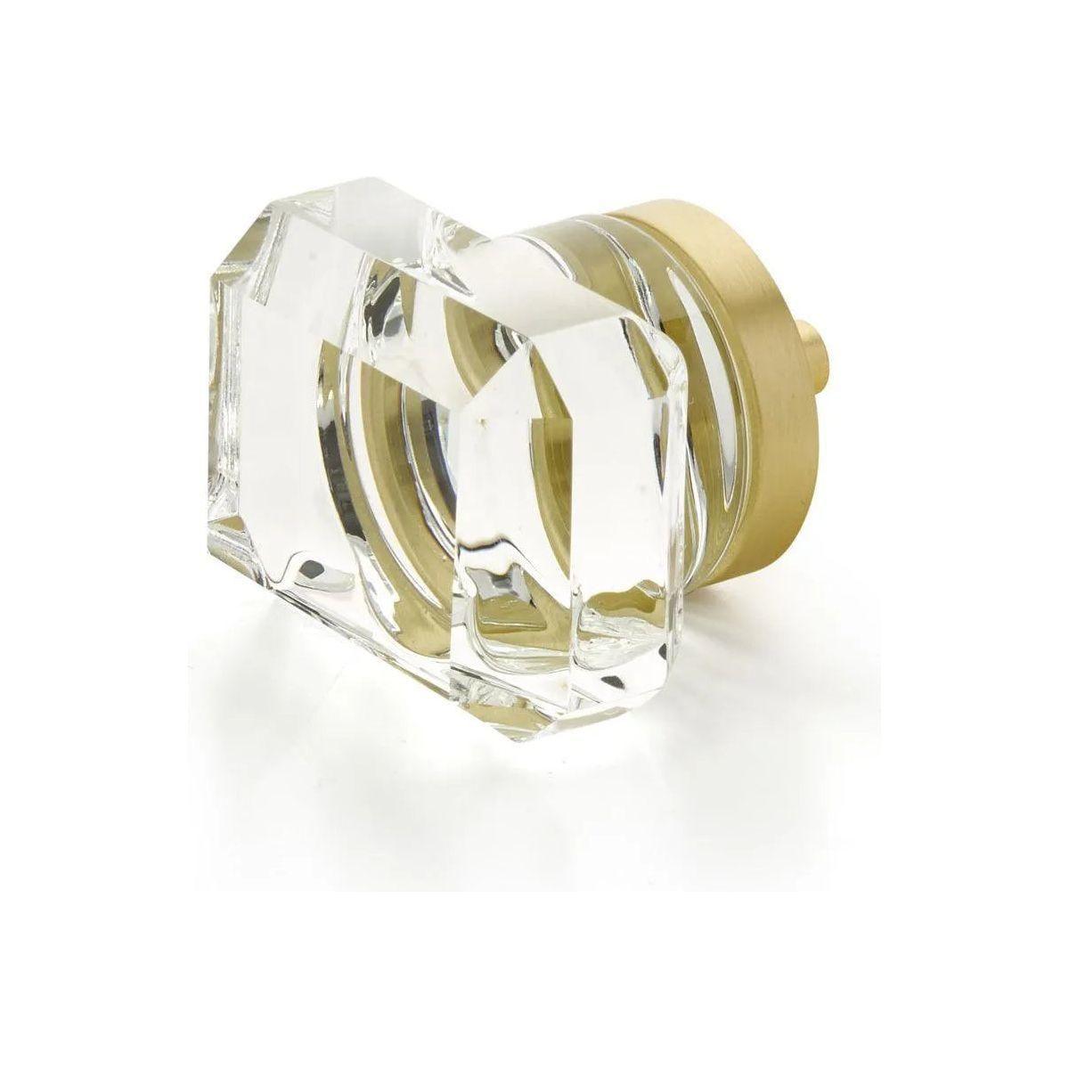 Schaub - City Lights Rectangular Glass Knob - 52-SB - Canada Light Shop