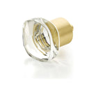 Schaub - City Lights Soft Square Glass Knob - 61-SB - Canada Light Shop
