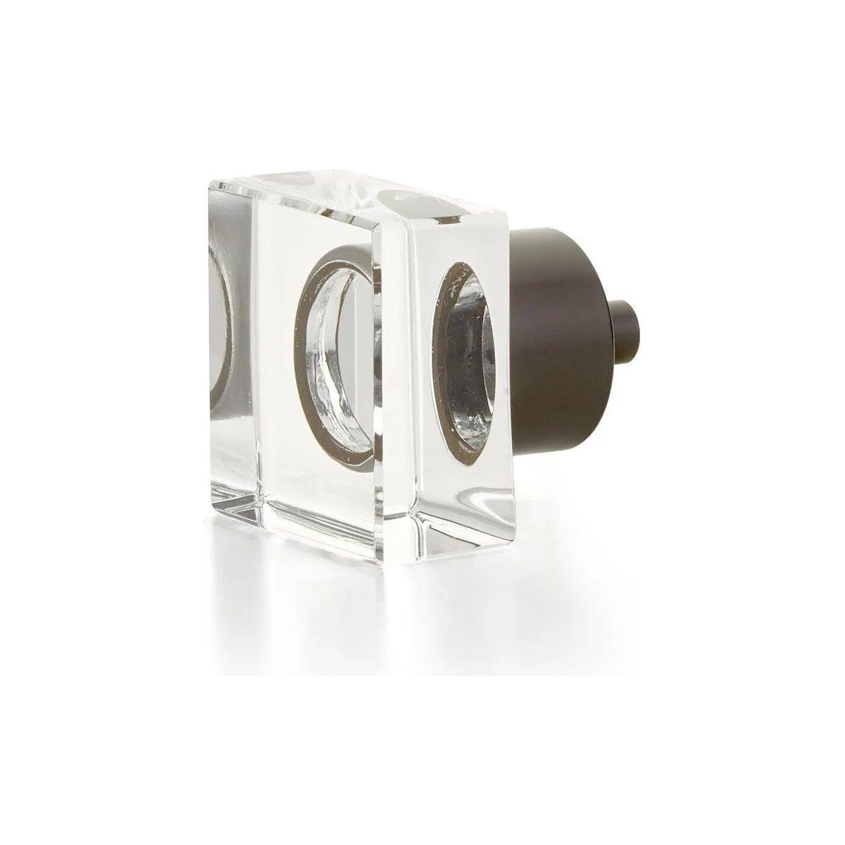 Schaub - City Lights Square Glass Knob - 57-10B - Canada Light Shop
