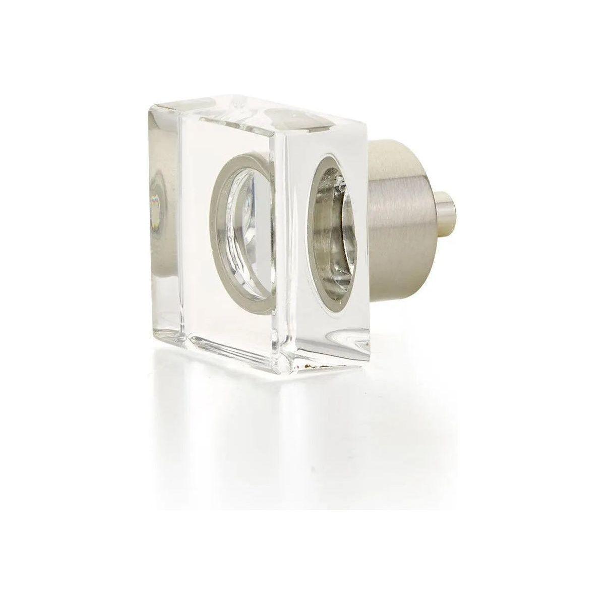 Schaub - City Lights Square Glass Knob - 57-15 - Canada Light Shop