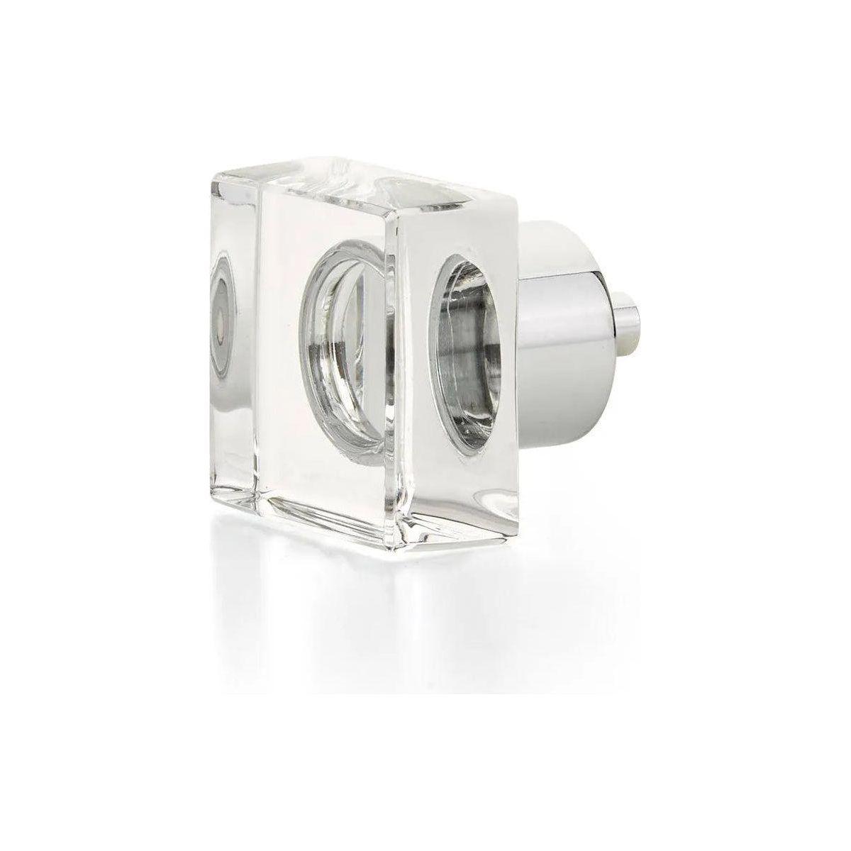 Schaub - City Lights Square Glass Knob - 57-26 - Canada Light Shop
