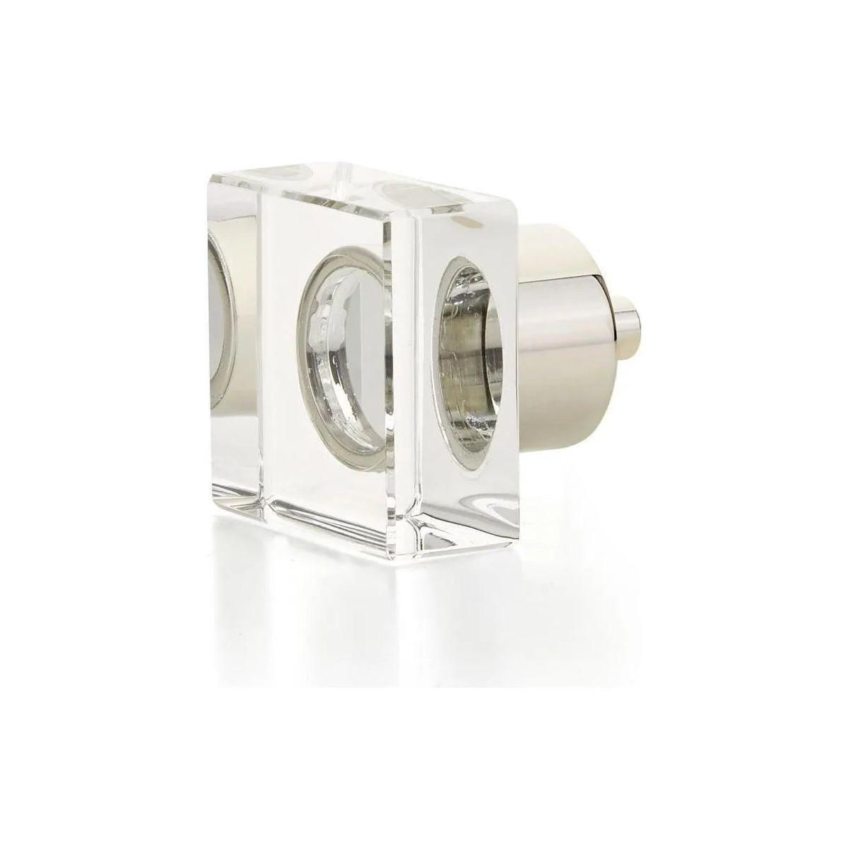 Schaub - City Lights Square Glass Knob - 57-PN - Canada Light Shop