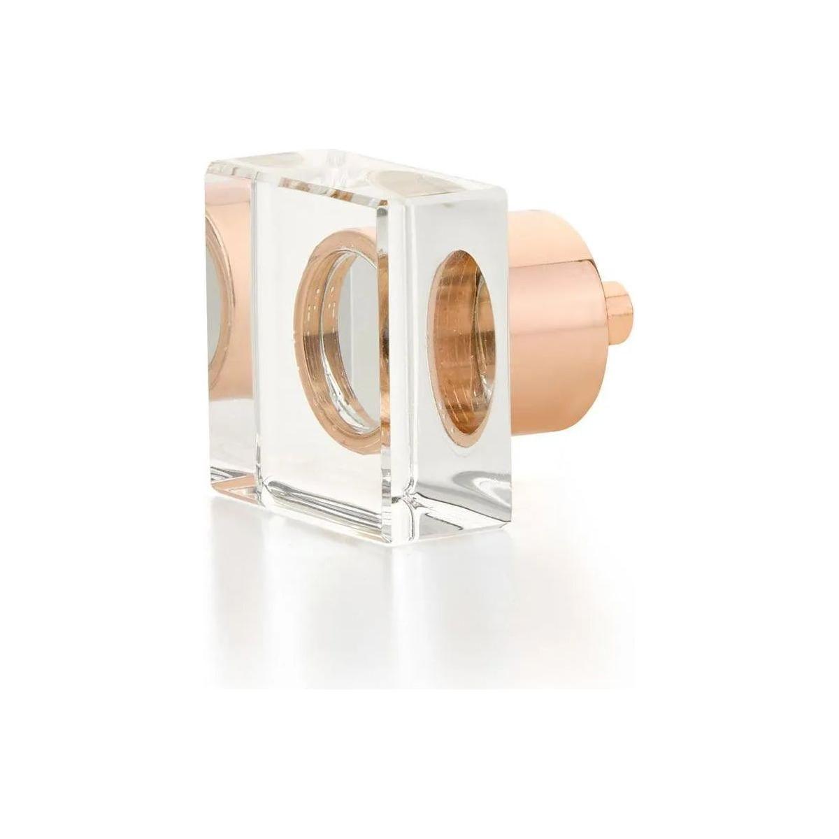 Schaub - City Lights Square Glass Knob - 57-PRG - Canada Light Shop