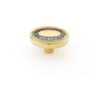 Schaub - Fair Isle Imperial Shell Oval Knob - 657-PB - Canada Light Shop