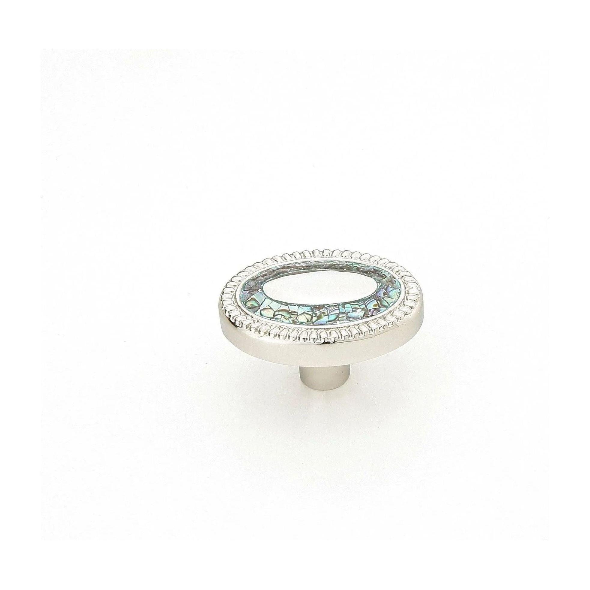 Schaub - Fair Isle Imperial Shell Oval Knob - 657-PN - Canada Light Shop