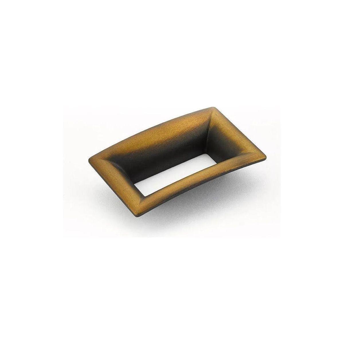 Schaub - Finestrino Flared Rectangle Pull - 441-BRBZ - Canada Light Shop
