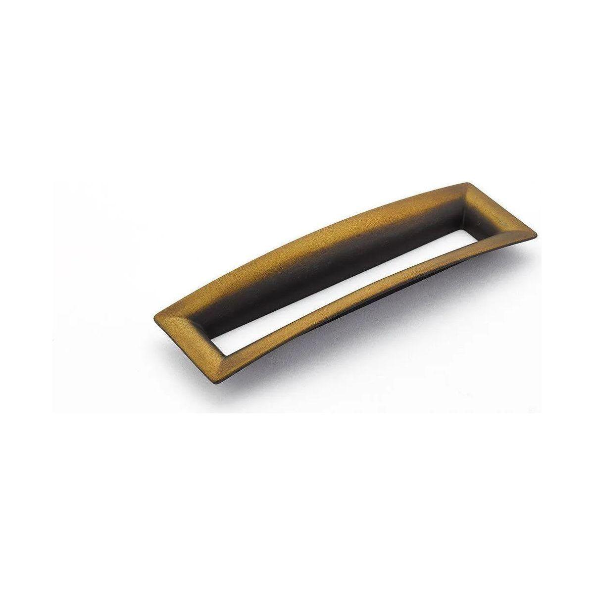 Schaub - Finestrino Flared Rectangle Pull - 442-BRBZ - Canada Light Shop