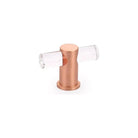 Schaub - Lumiere Adjustable Clear Acrylic T-Knob - 401-BRG - Canada Light Shop