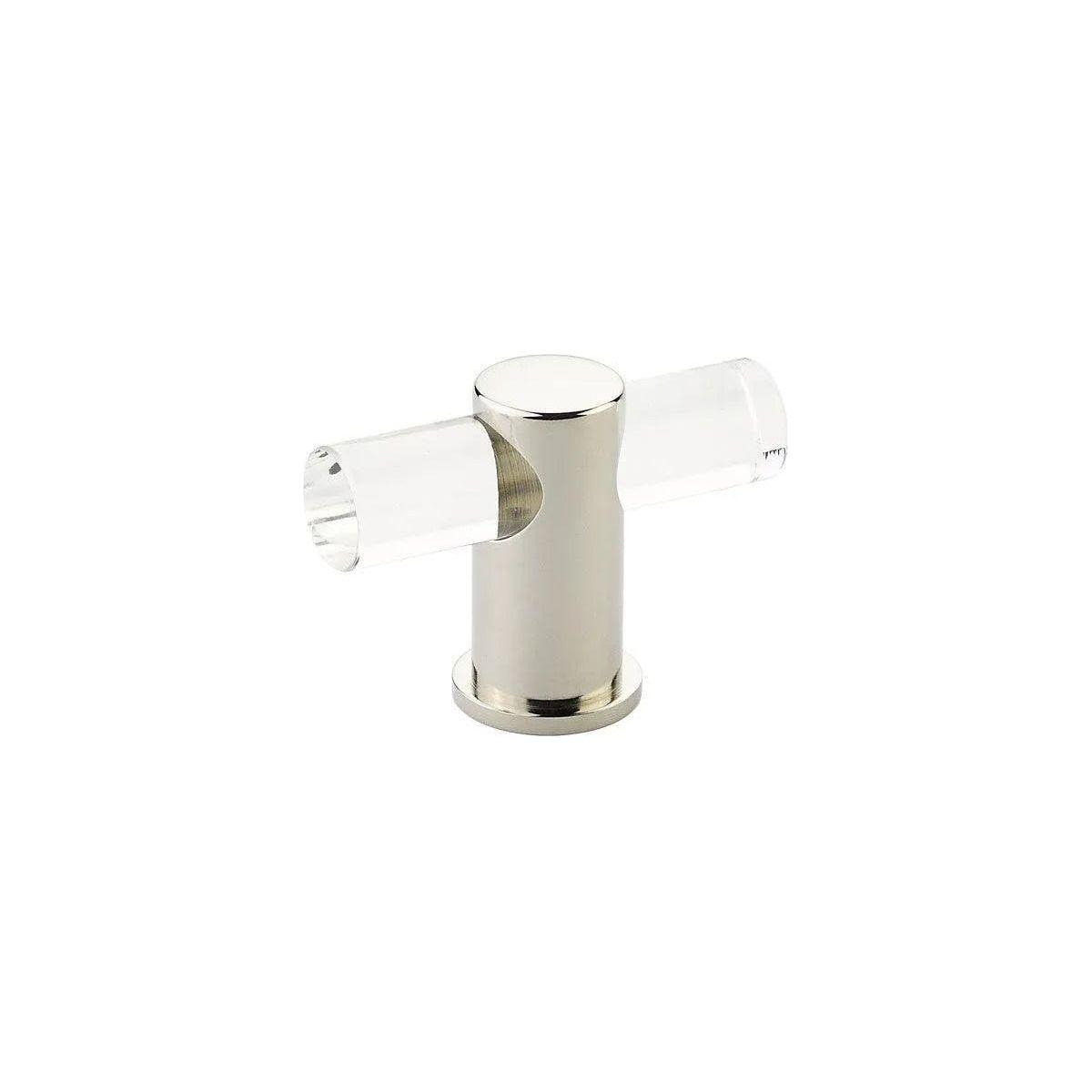 Schaub - Lumiere Adjustable Clear Acrylic T-Knob - 401-PN - Canada Light Shop