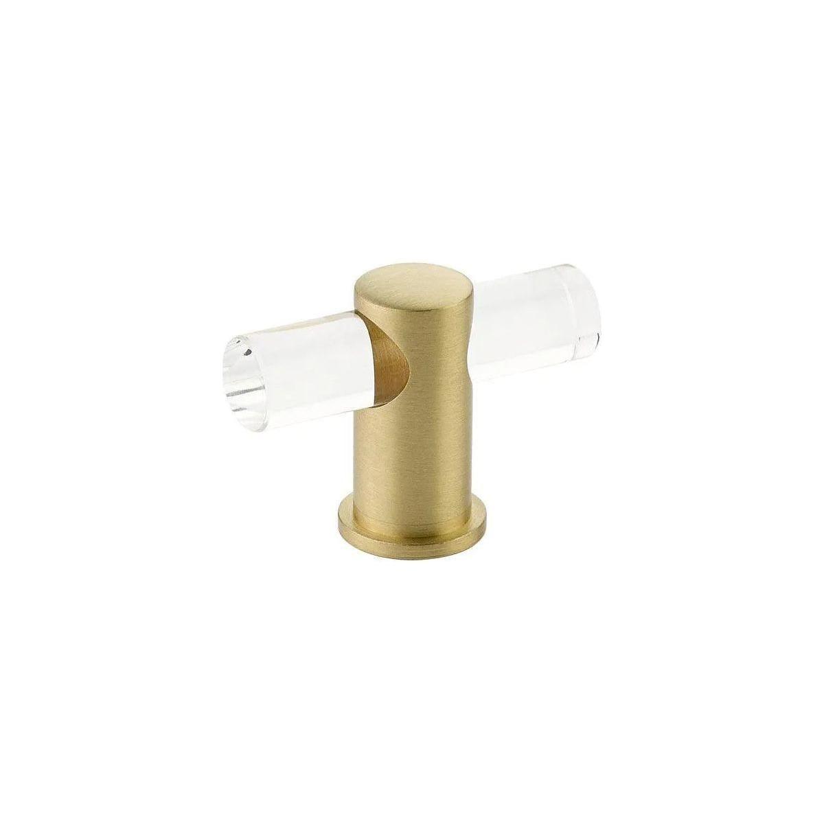Schaub - Lumiere Adjustable Clear Acrylic T-Knob - 401-SB - Canada Light Shop