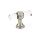 Schaub - Lumiere Transitional Adjustable Clear Acrylic T-Knob - 411-15 - Canada Light Shop