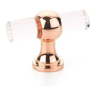 Schaub - Lumiere Transitional Adjustable Clear Acrylic T-Knob - 411-PRG - Canada Light Shop
