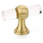 Schaub - Lumiere Transitional Adjustable Clear Acrylic T-Knob - 411-SB - Canada Light Shop
