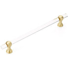 Schaub - Lumiere Transitional Non-Adjustable Clear Acrylic Appliance Pull - 412-SB - Canada Light Shop
