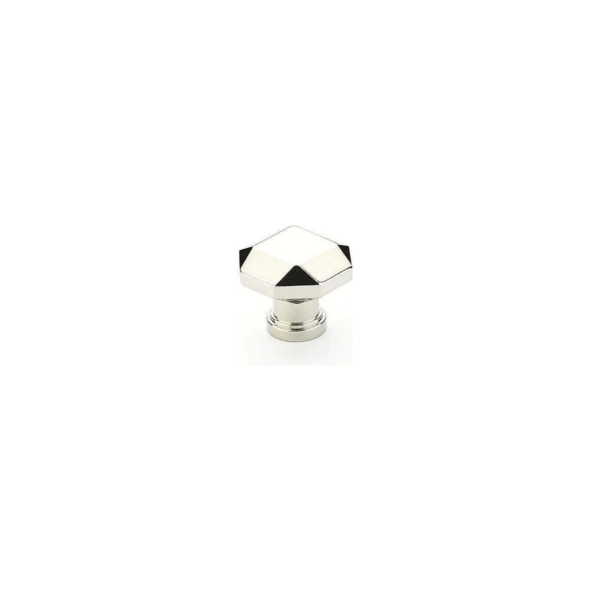 Schaub - Menlo Park Faceted Knob - 531-PN - Canada Light Shop