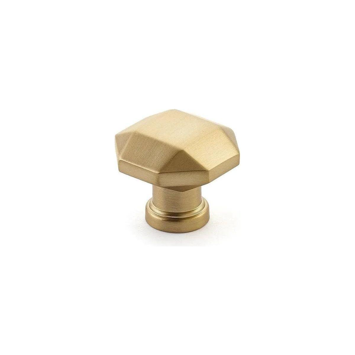 Schaub - Menlo Park Faceted Knob - 531-SSB - Canada Light Shop