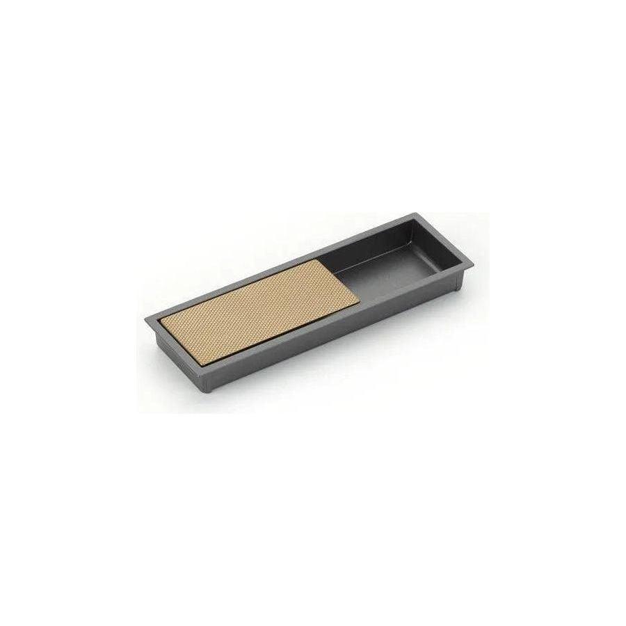 Schaub - MODO Rectangular Recessed Pull - 1210-GM/SSB - Canada Light Shop