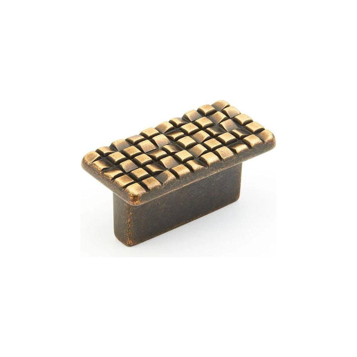 Schaub - Mosaic Rectangle Knob - 235-FAB - Canada Light Shop