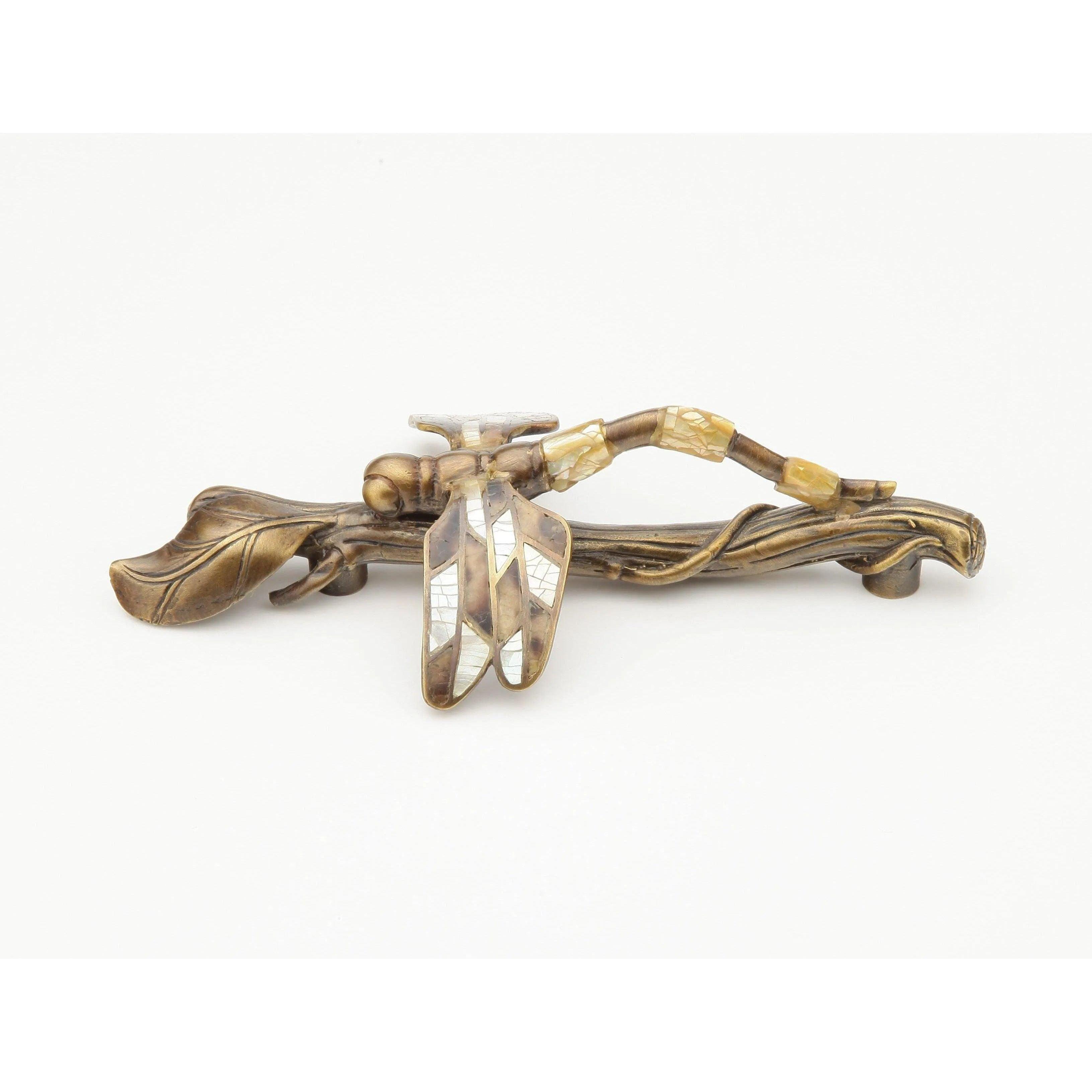 Schaub - Nature Dragonfly-Twig Pull - 892-MOP/ED - Canada Light Shop